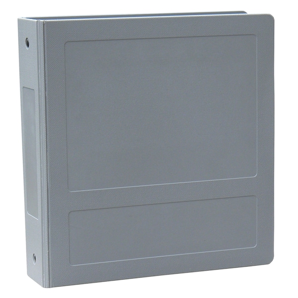 2 Inch Side Open 3 Ring Binder In Gray, PK5
